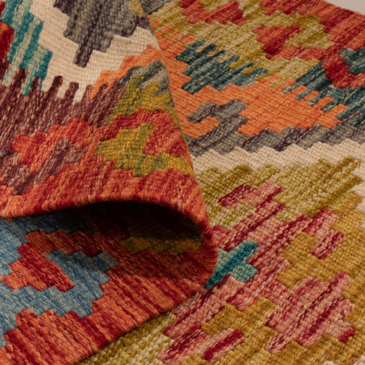 Tappeto Kelim - Splash - 127 x 82 cm - multicolore