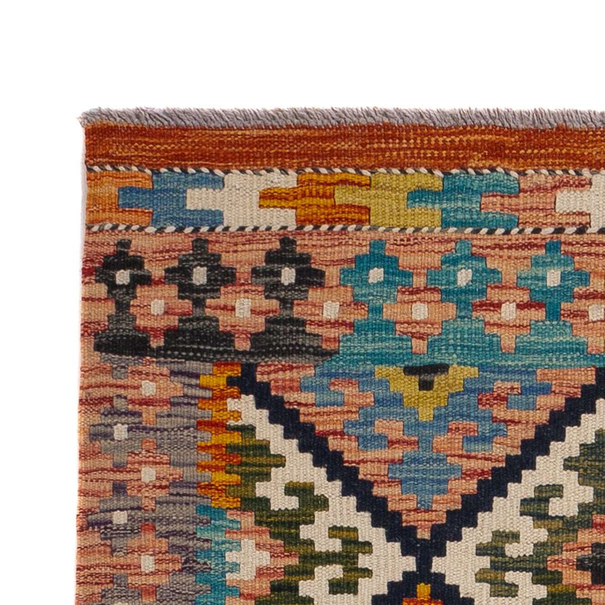 Tappeto Kelim - Splash - 119 x 83 cm - multicolore