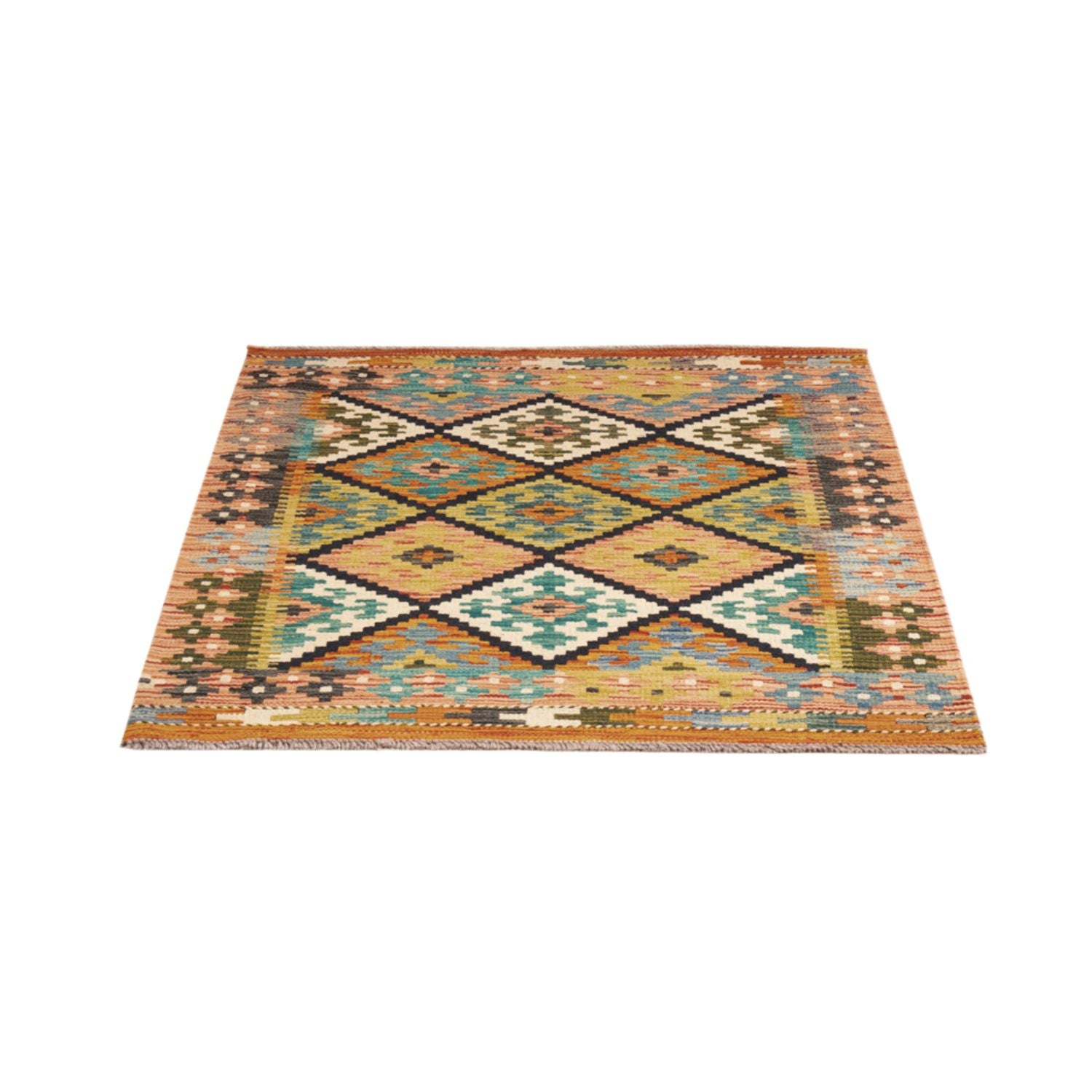 Tappeto Kelim - Splash - 119 x 83 cm - multicolore
