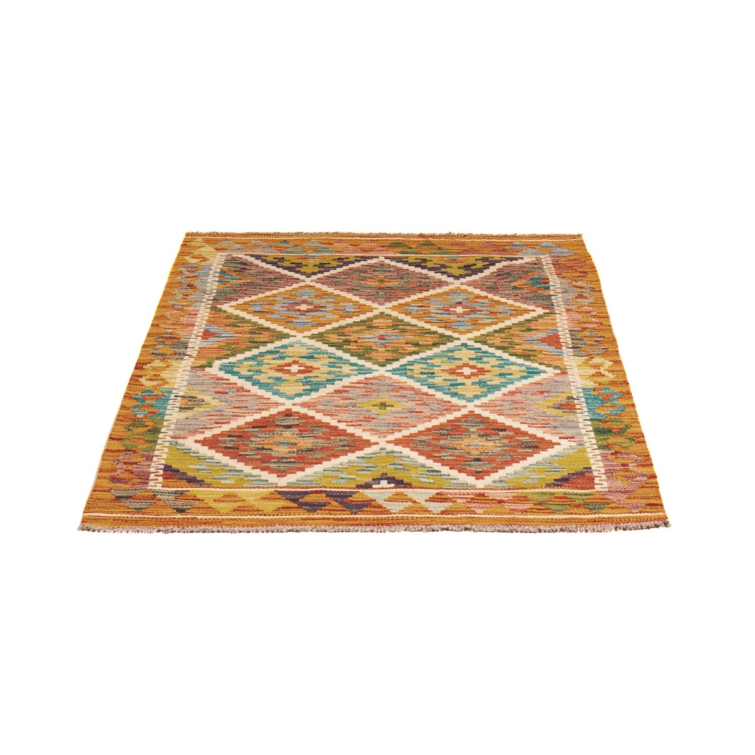 Tappeto Kelim - Splash - 125 x 86 cm - multicolore