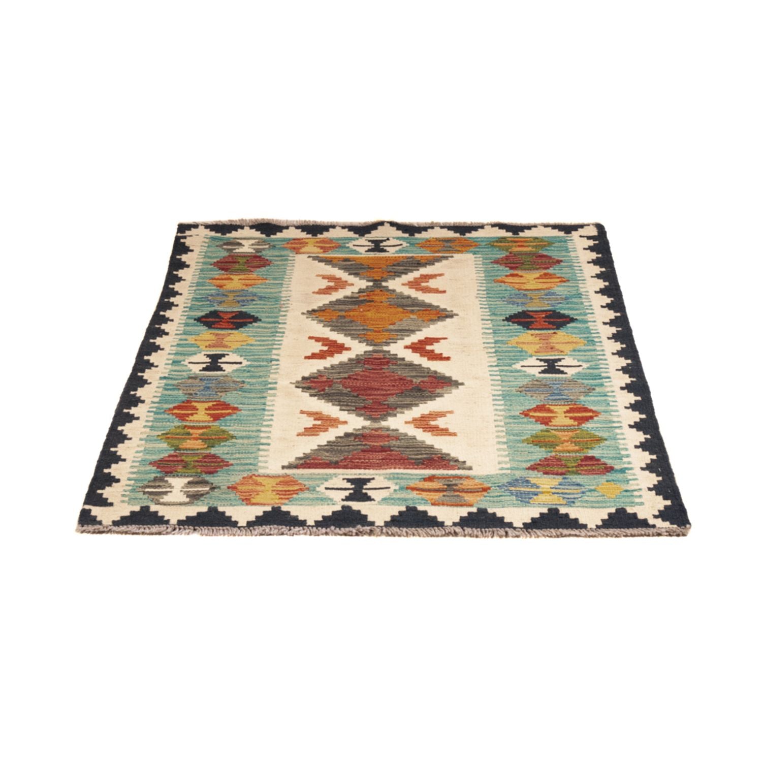 Tappeto Kelim - Splash - 130 x 86 cm - multicolore