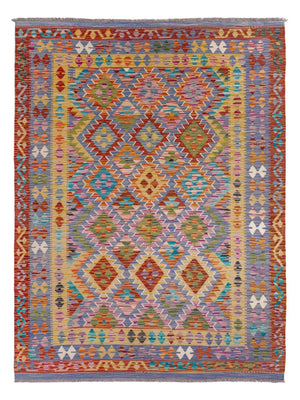 Tappeto Kelim - Splash - 204 x 148 cm - multicolore