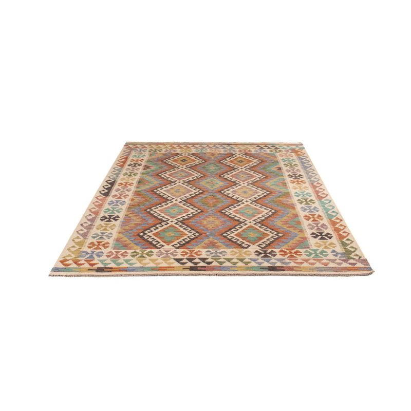 Tappeto Kelim - Splash - 197 x 156 cm - multicolore