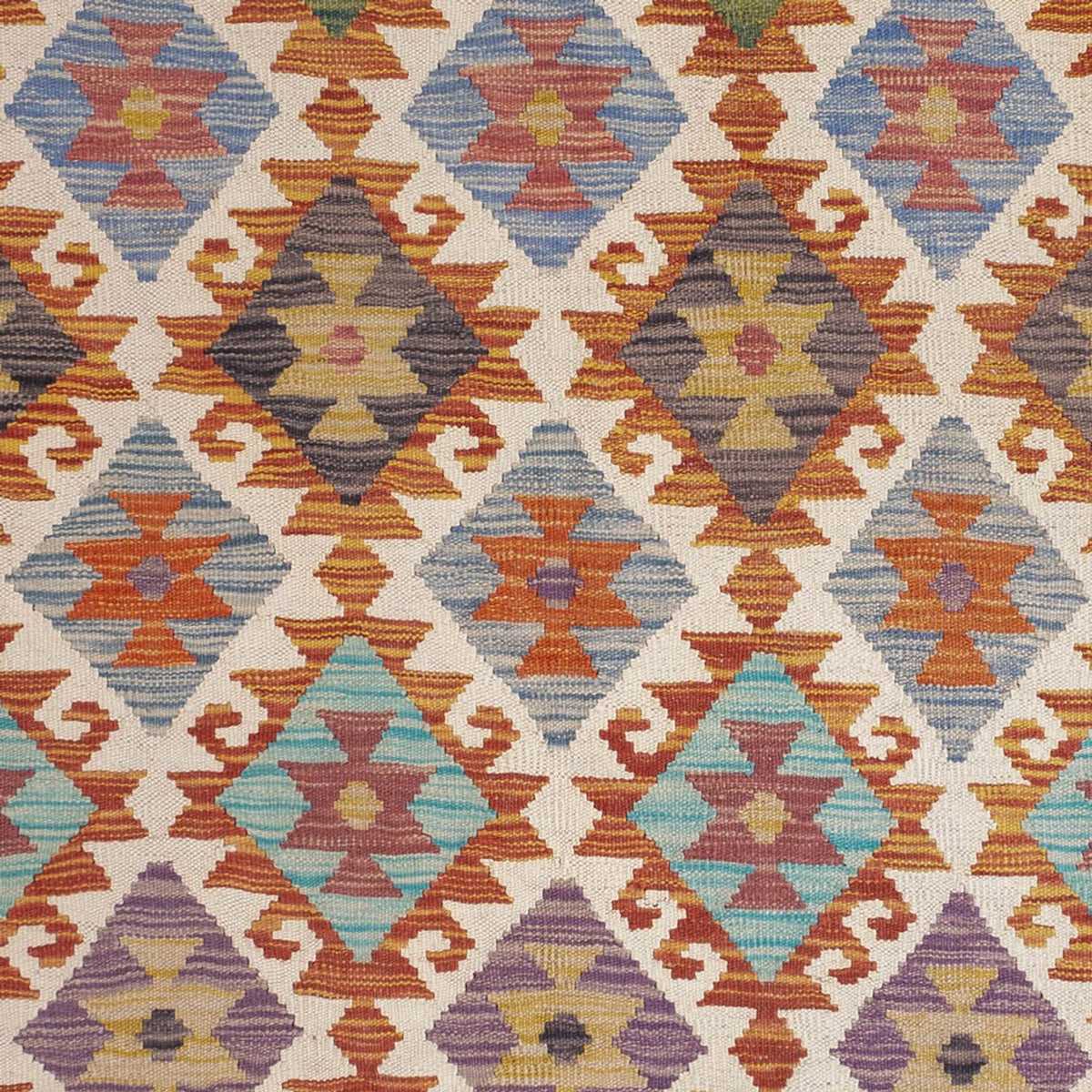 Tappeto Kelim - Splash - 201 x 153 cm - multicolore