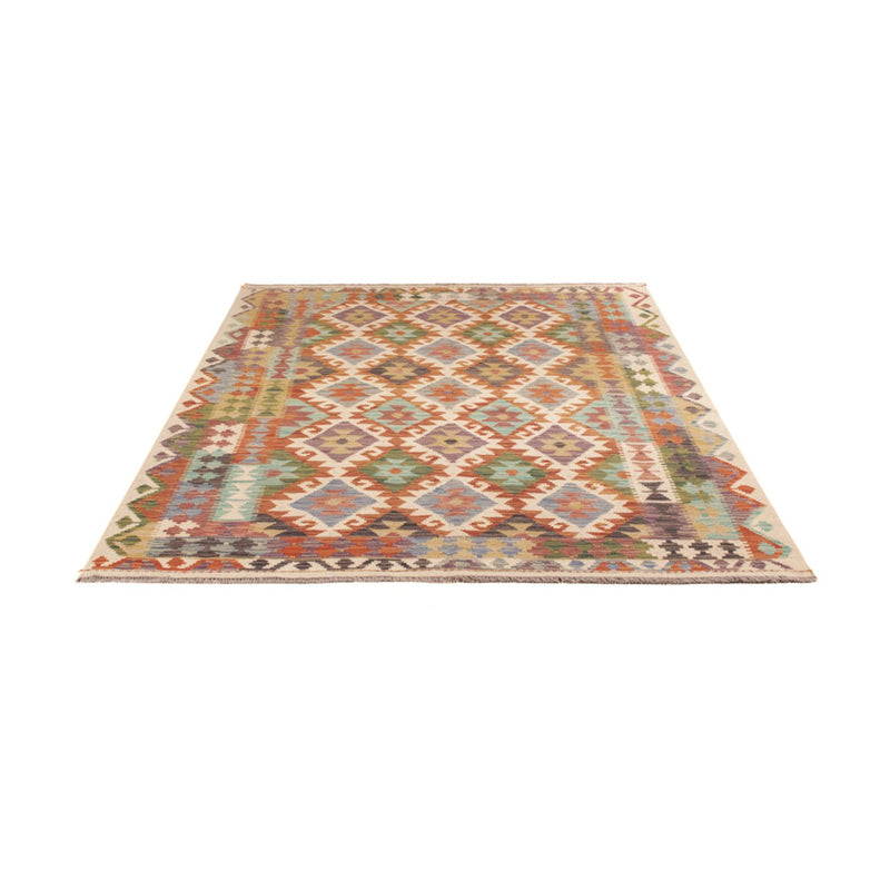 Tappeto Kelim - Splash - 201 x 153 cm - multicolore