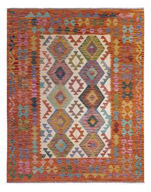 Tappeto Kelim - Splash - 198 x 149 cm - multicolore
