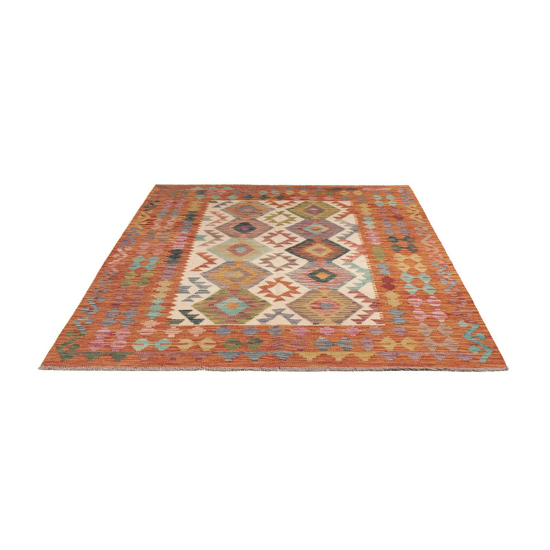 Tappeto Kelim - Splash - 198 x 149 cm - multicolore
