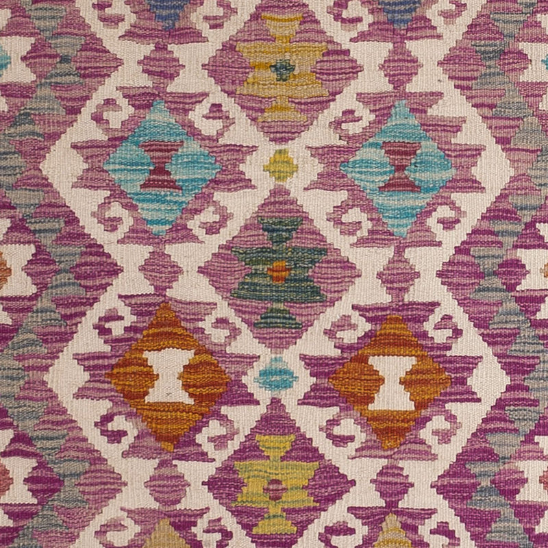 Tappeto corsia Tappeto Kelim - Splash - 295 x 80 cm - multicolore