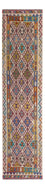 Tappeto corsia Tappeto Kelim - Splash - 301 x 79 cm - multicolore