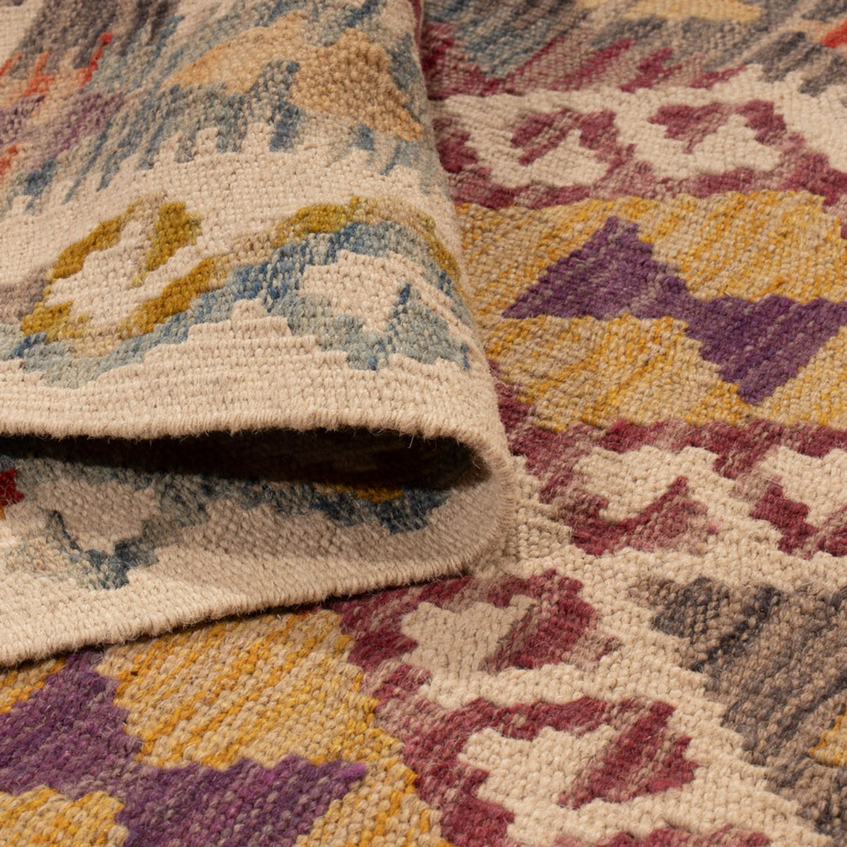 Tappeto corsia Tappeto Kelim - Splash - 301 x 79 cm - multicolore