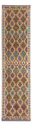 Tappeto corsia Tappeto Kelim - Splash - 301 x 81 cm - multicolore