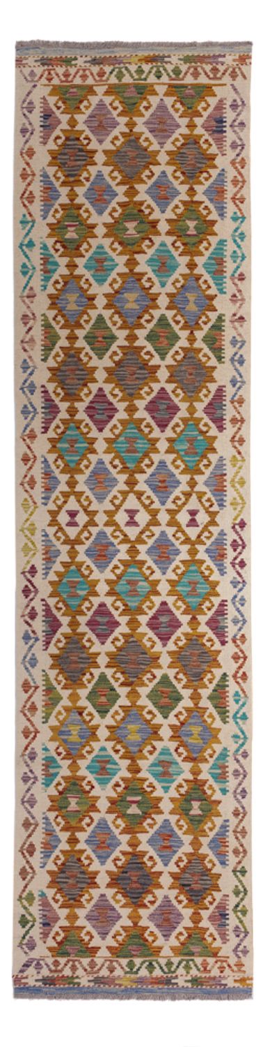 Tappeto corsia Tappeto Kelim - Splash - 301 x 81 cm - multicolore
