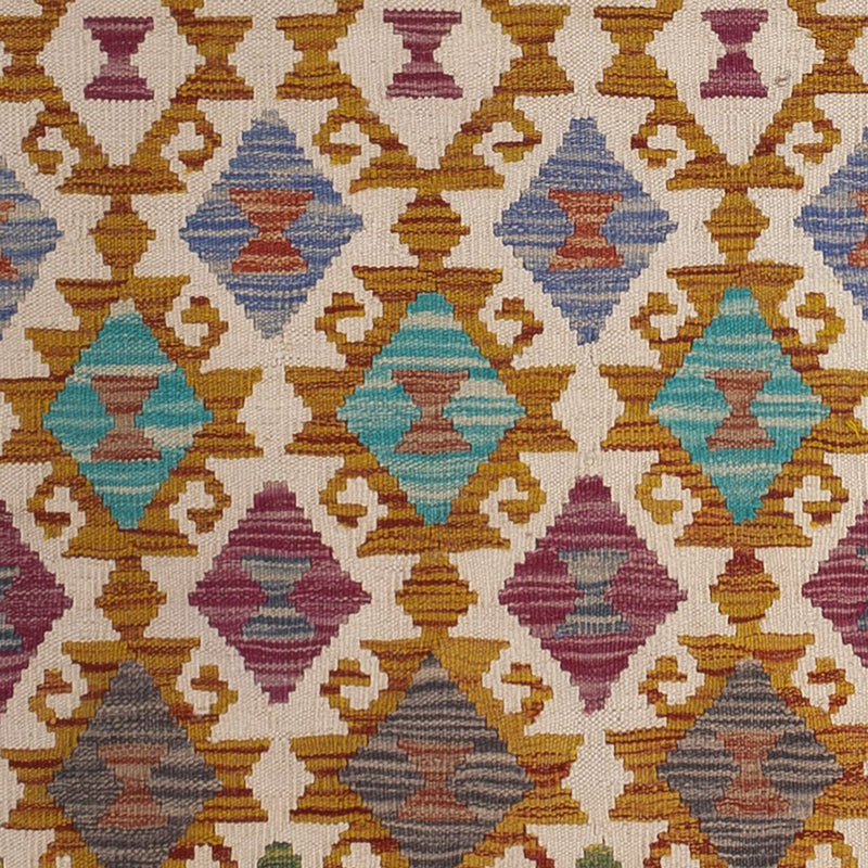 Tappeto corsia Tappeto Kelim - Splash - 301 x 81 cm - multicolore