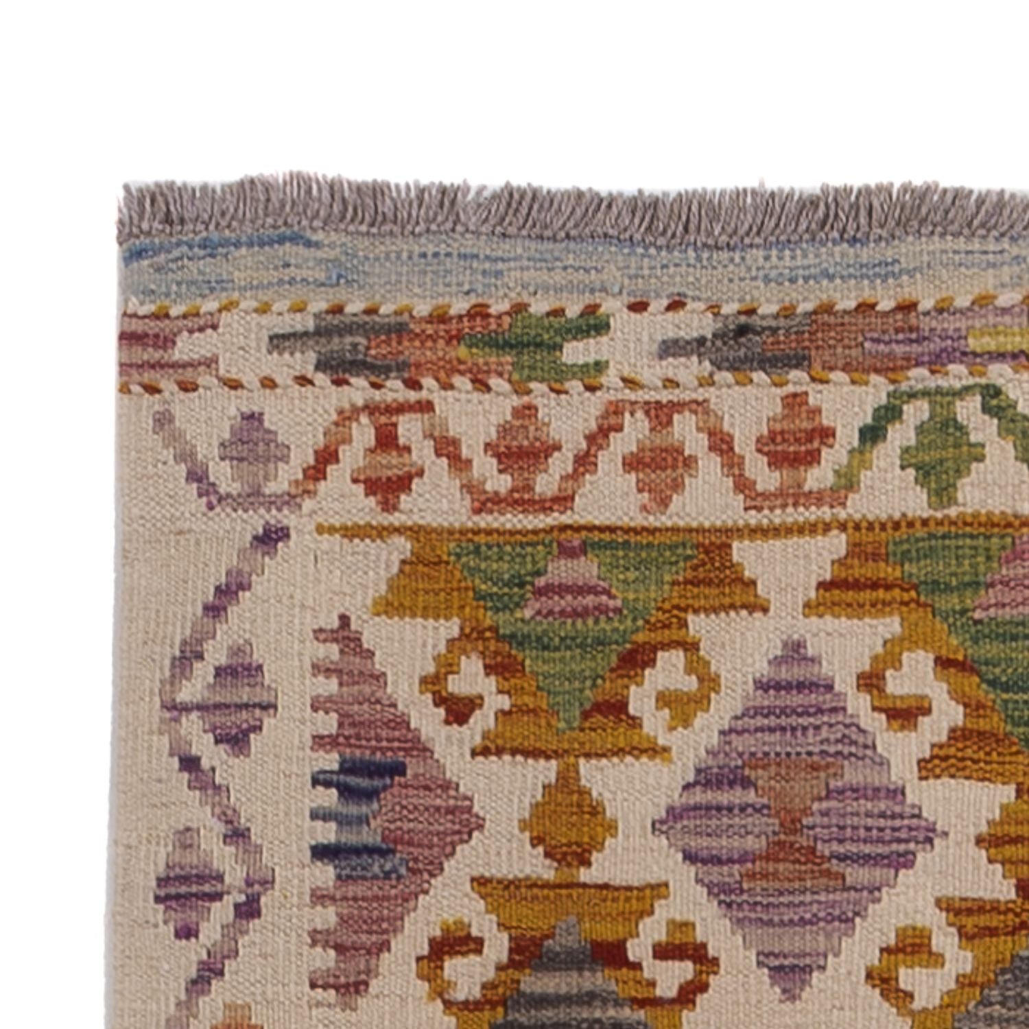 Tappeto corsia Tappeto Kelim - Splash - 301 x 81 cm - multicolore