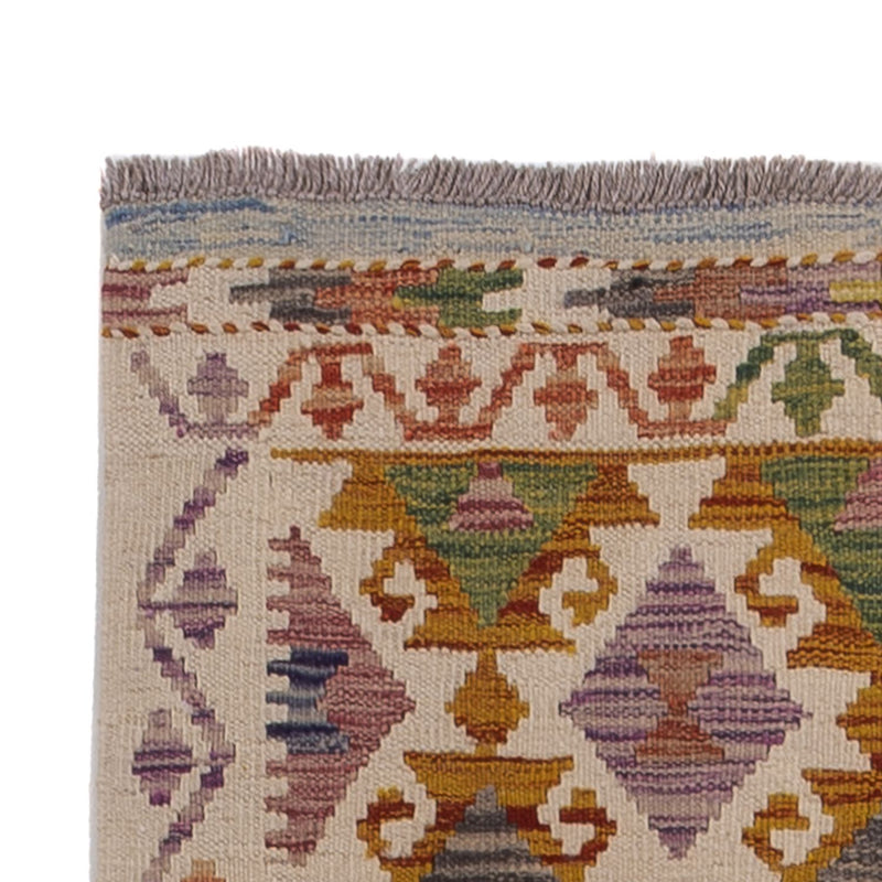 Tappeto corsia Tappeto Kelim - Splash - 301 x 81 cm - multicolore