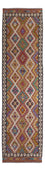 Tappeto corsia Tappeto Kelim - Splash - 295 x 85 cm - multicolore