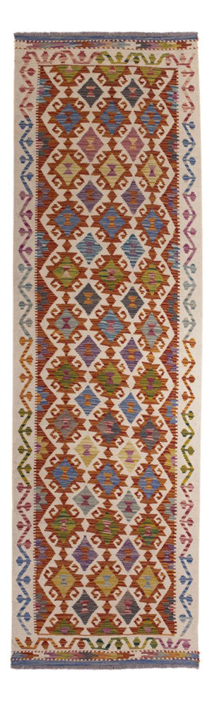 Tappeto corsia Tappeto Kelim - Splash - 269 x 84 cm - multicolore