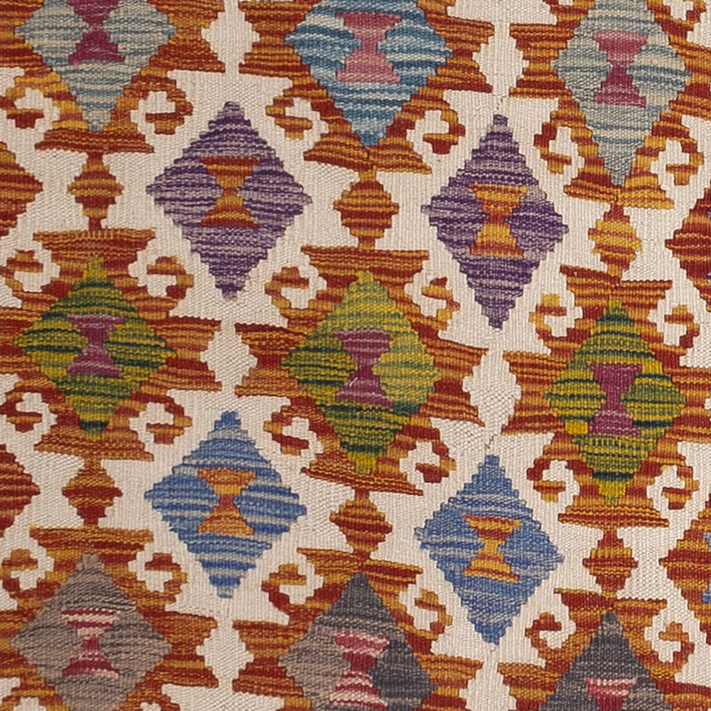 Tappeto corsia Tappeto Kelim - Splash - 269 x 84 cm - multicolore