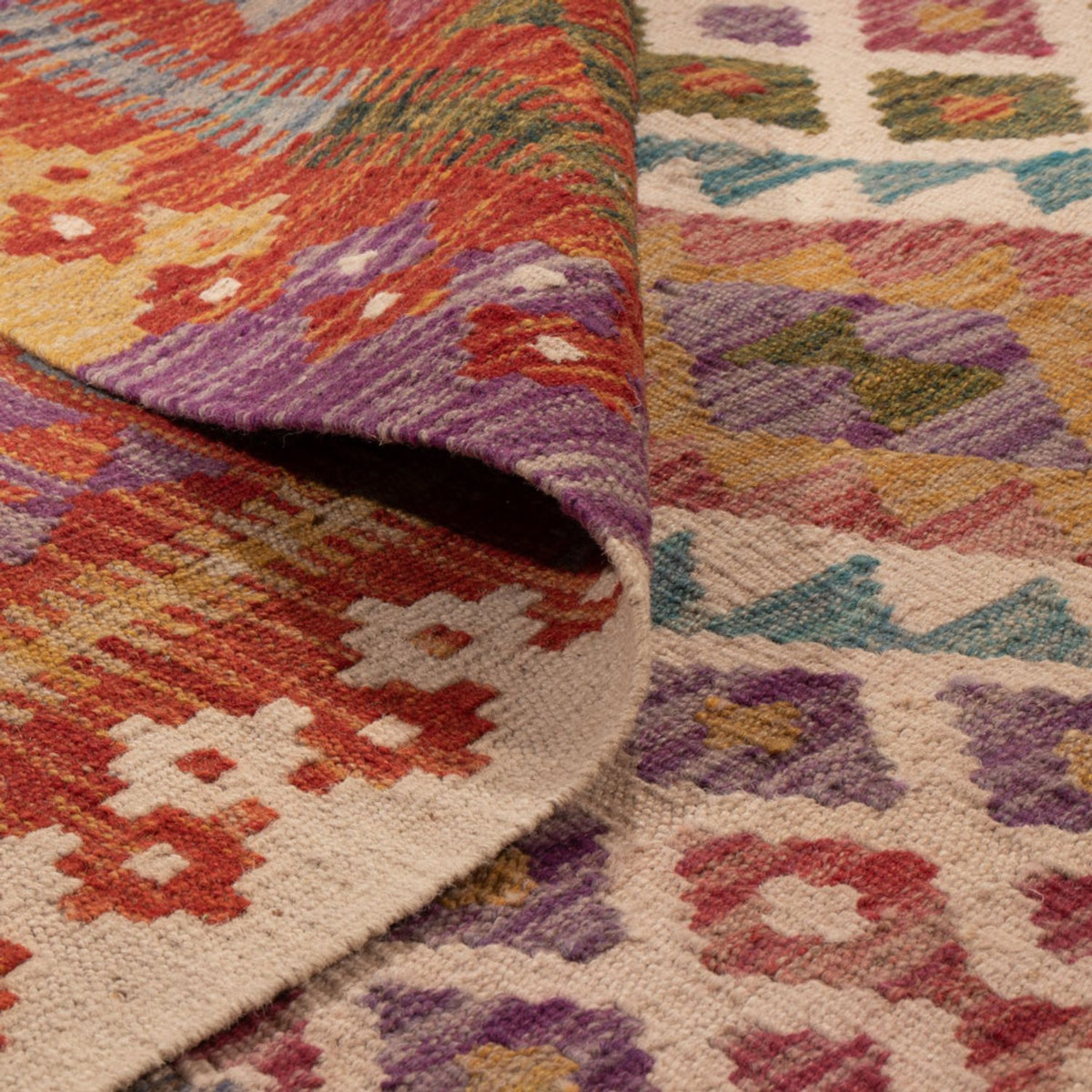 Tappeto Kelim - Splash - 236 x 170 cm - multicolore