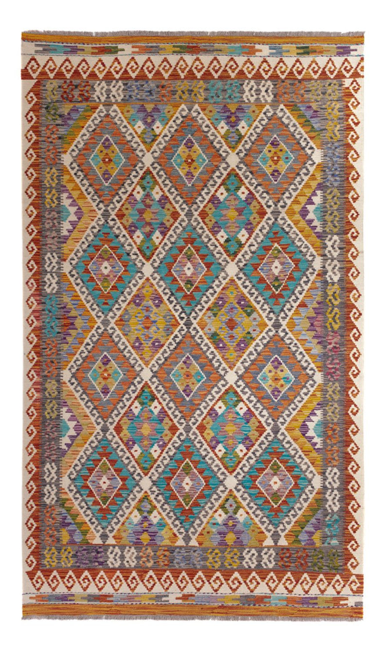 Tappeto Kelim - Splash - 246 x 153 cm - multicolore