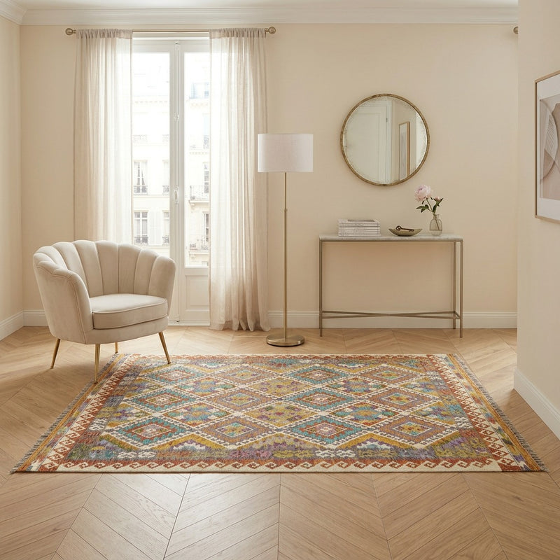 Kilim Maimana Tappeto 153x246cm - Tappeto di lana