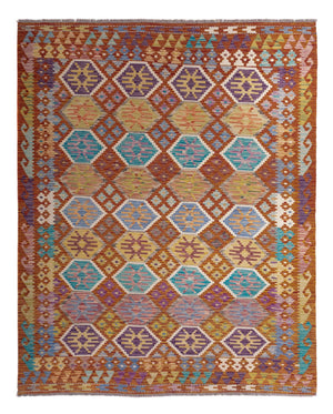Tappeto Kelim - Splash - 247 x 201 cm - multicolore