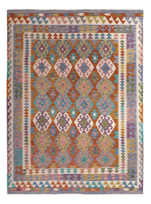 Tappeto Kelim - Splash - 256 x 198 cm - multicolore