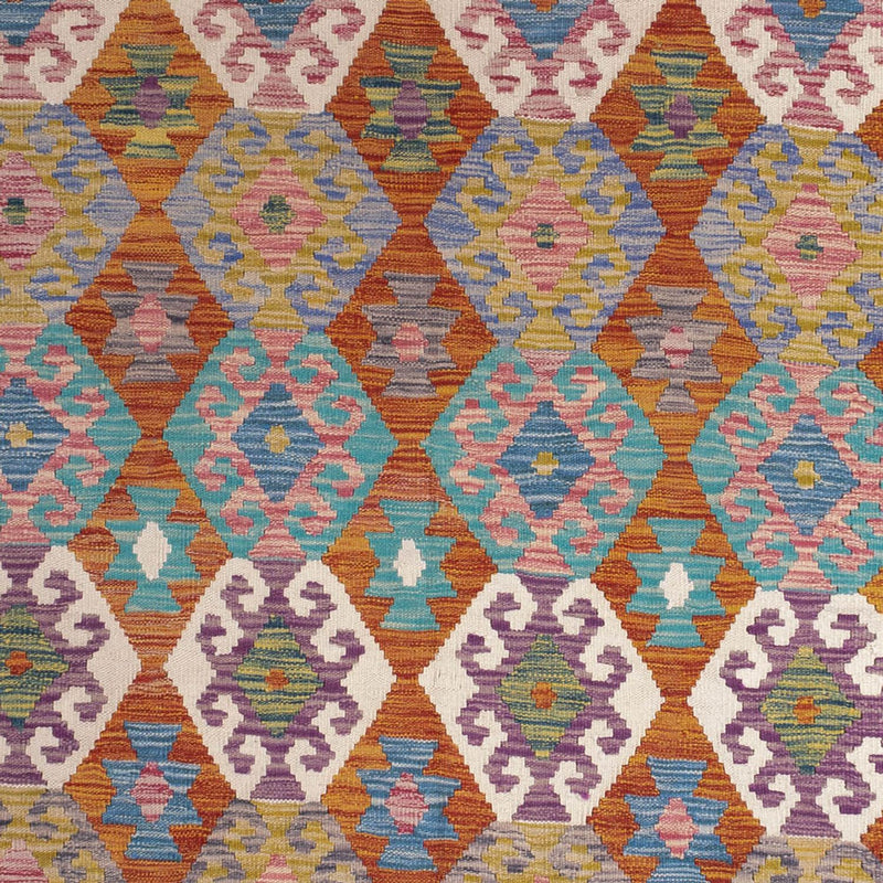 Tappeto Kelim - Splash - 256 x 198 cm - multicolore