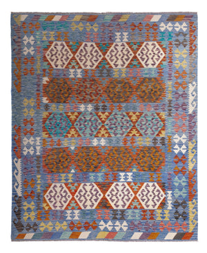 Tappeto Kelim - Splash - 244 x 205 cm - multicolore