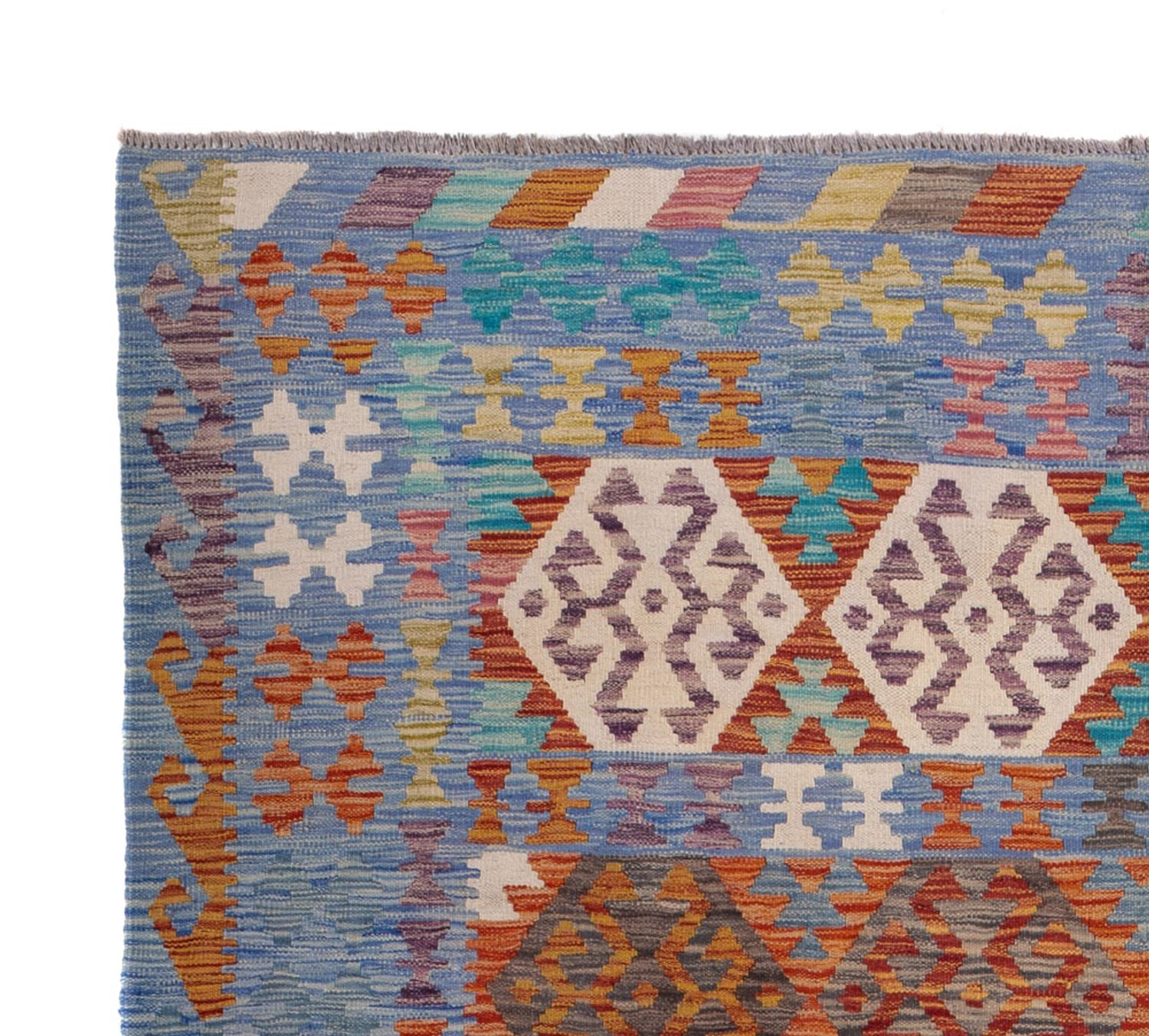 Tappeto Kelim - Splash - 244 x 205 cm - multicolore