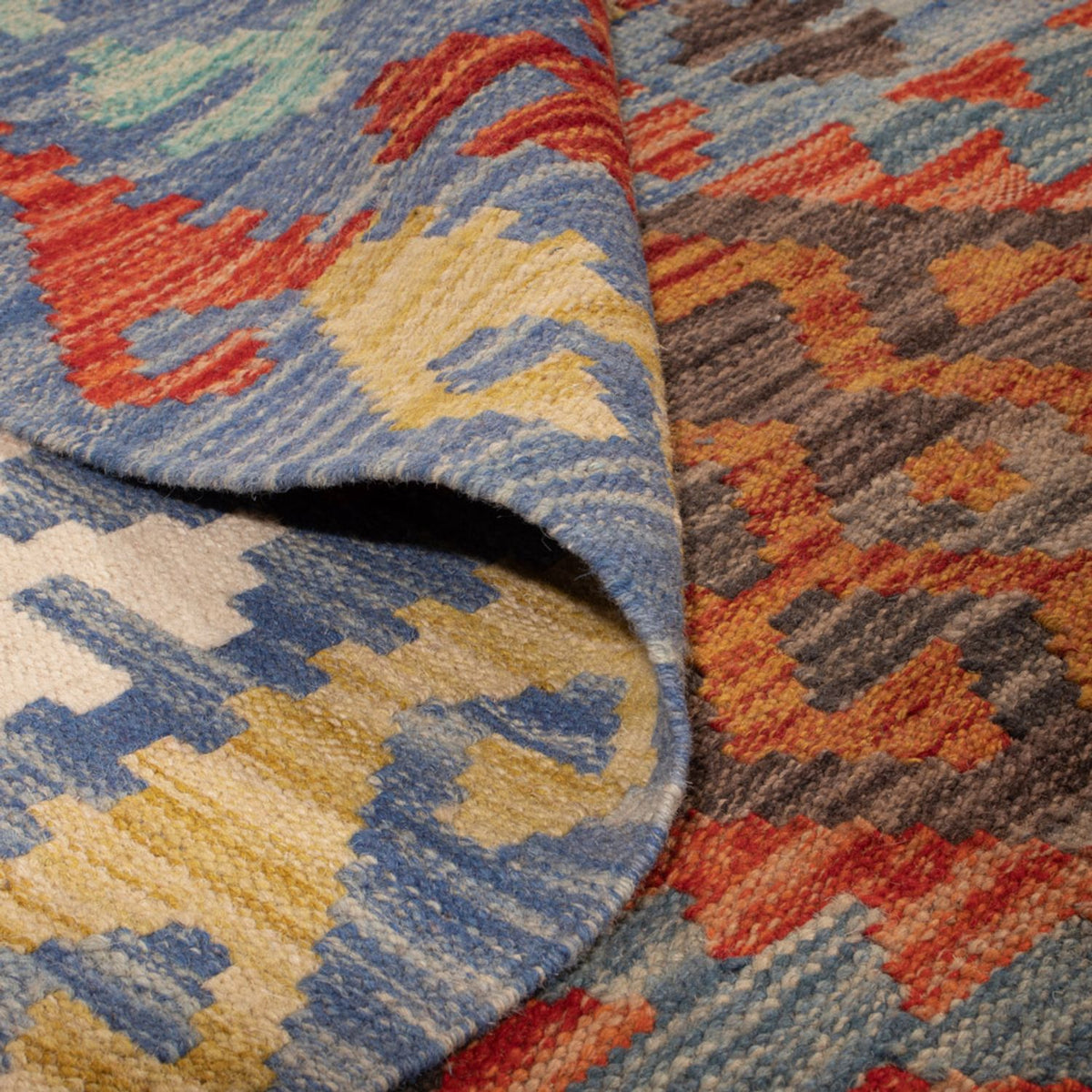 Tappeto Kelim - Splash - 244 x 205 cm - multicolore