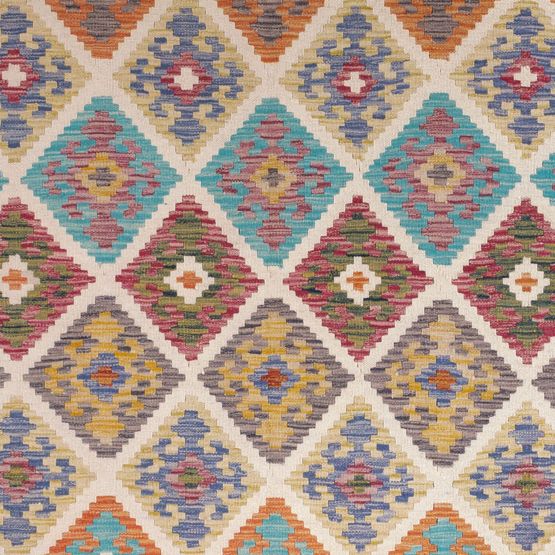 Tappeto Kelim - Splash - 246 x 206 cm - multicolore