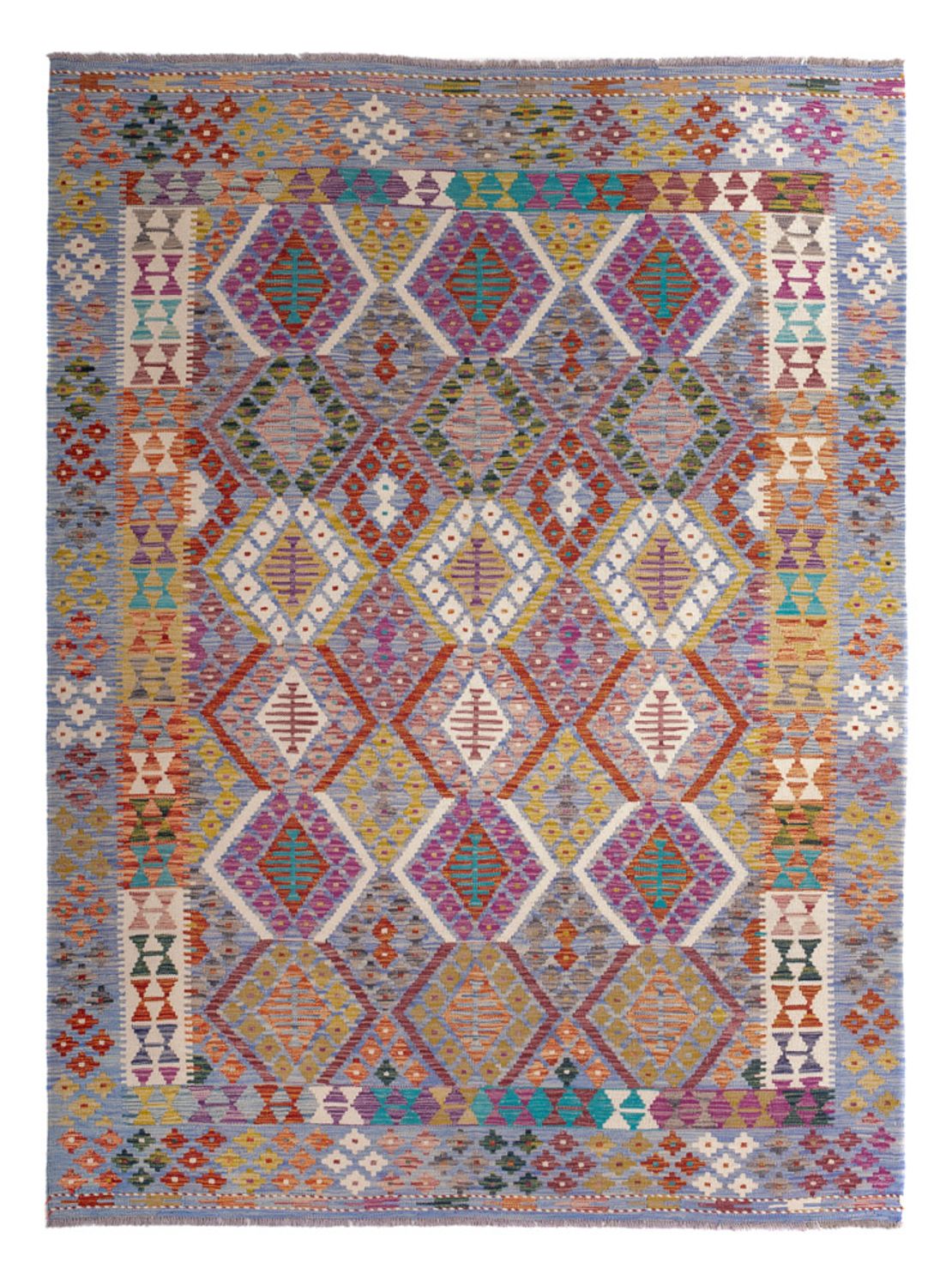 Tappeto Kelim - Splash - 250 x 191 cm - multicolore