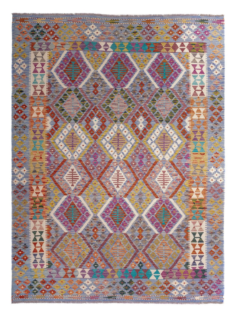 Tappeto Kelim - Splash - 250 x 191 cm - multicolore