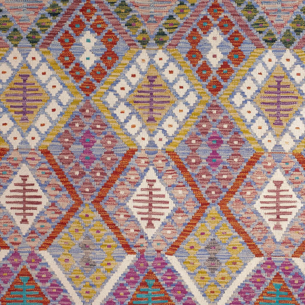 Tappeto Kelim - Splash - 250 x 191 cm - multicolore