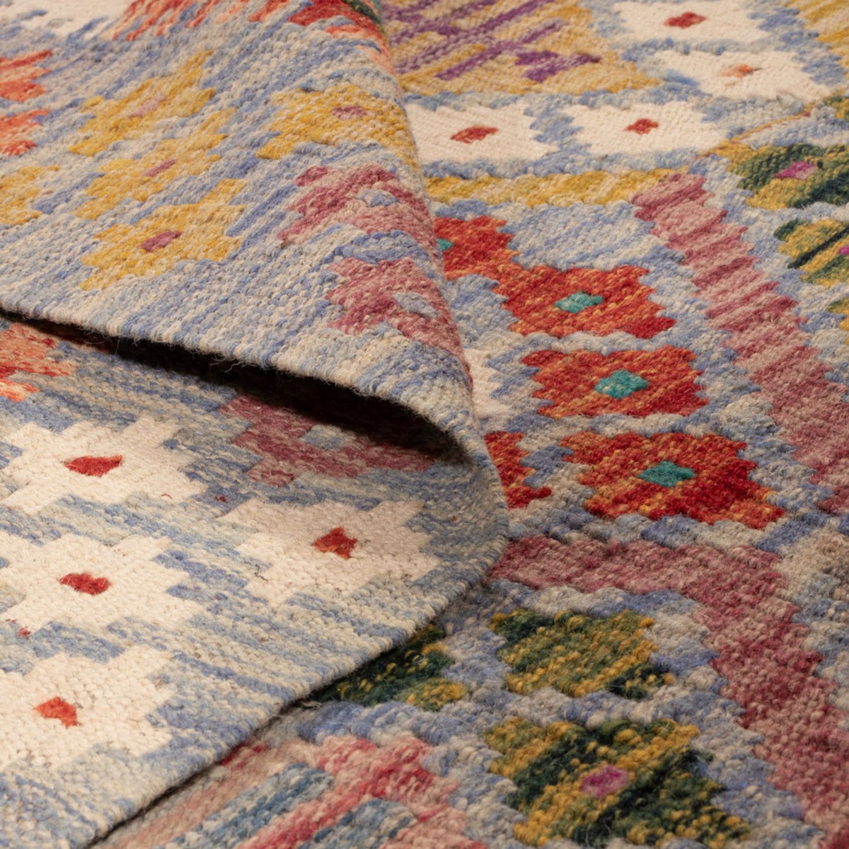 Tappeto Kelim - Splash - 250 x 191 cm - multicolore