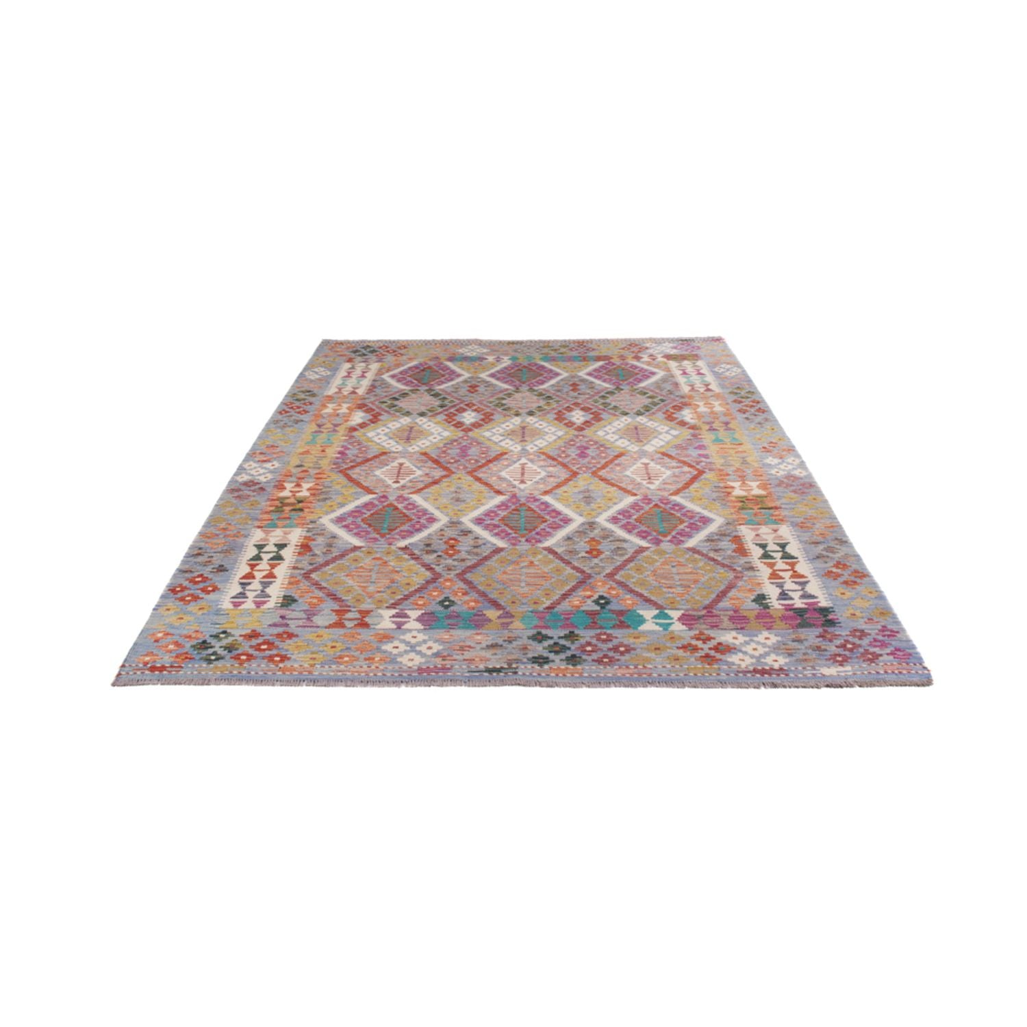 Tappeto Kelim - Splash - 250 x 191 cm - multicolore