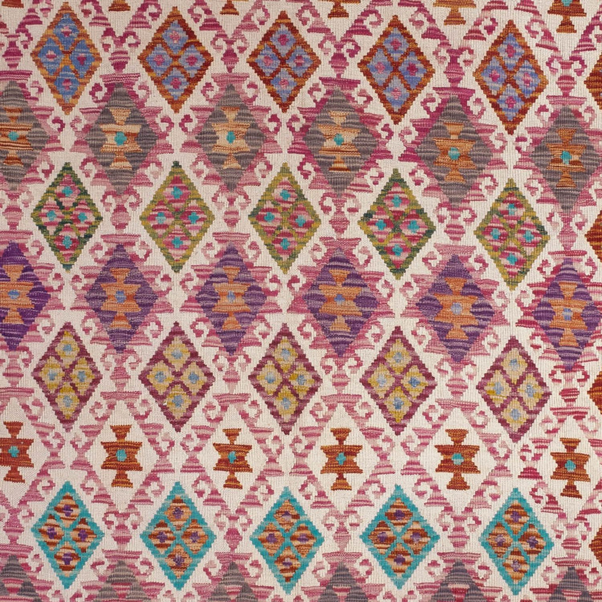 Tappeto Kelim - Splash - 308 x 215 cm - multicolore