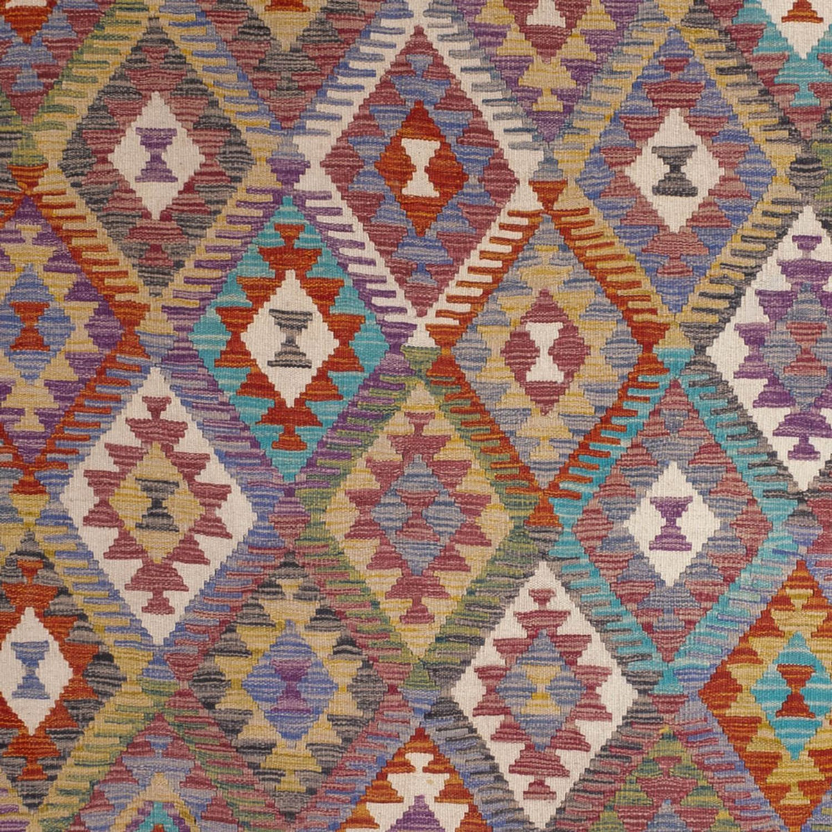 Tappeto Kelim - Splash - 299 x 200 cm - multicolore