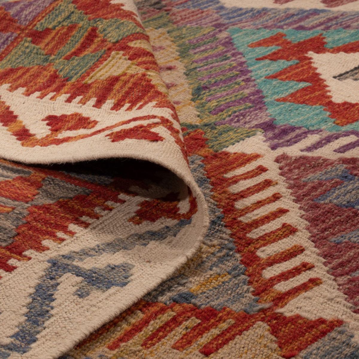 Tappeto Kelim - Splash - 299 x 200 cm - multicolore