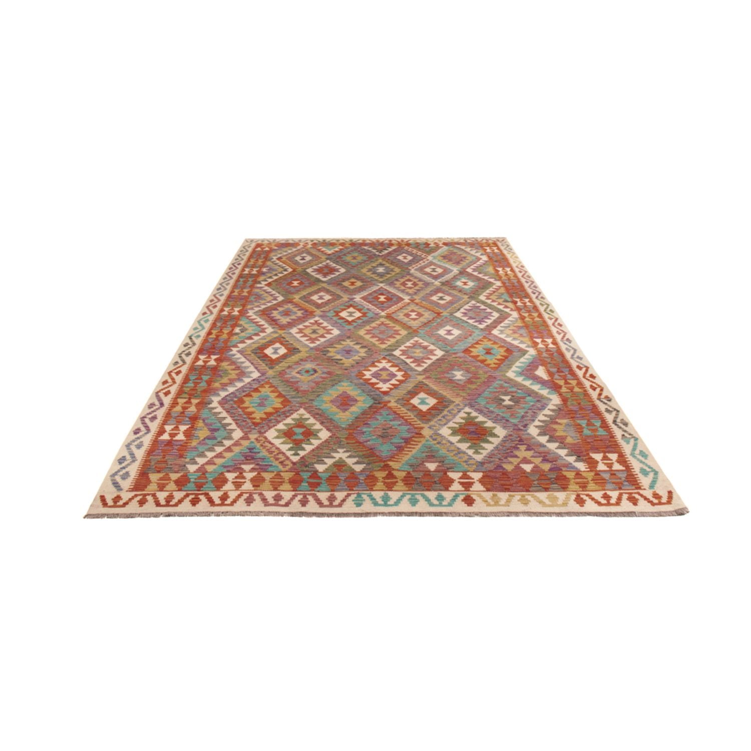 Tappeto Kelim - Splash - 299 x 200 cm - multicolore