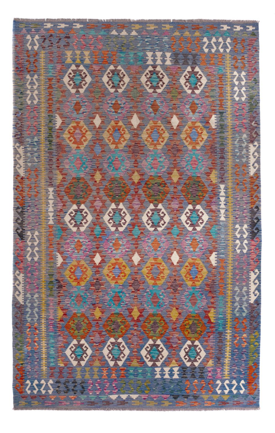Tappeto Kelim - Splash - 301 x 201 cm - multicolore