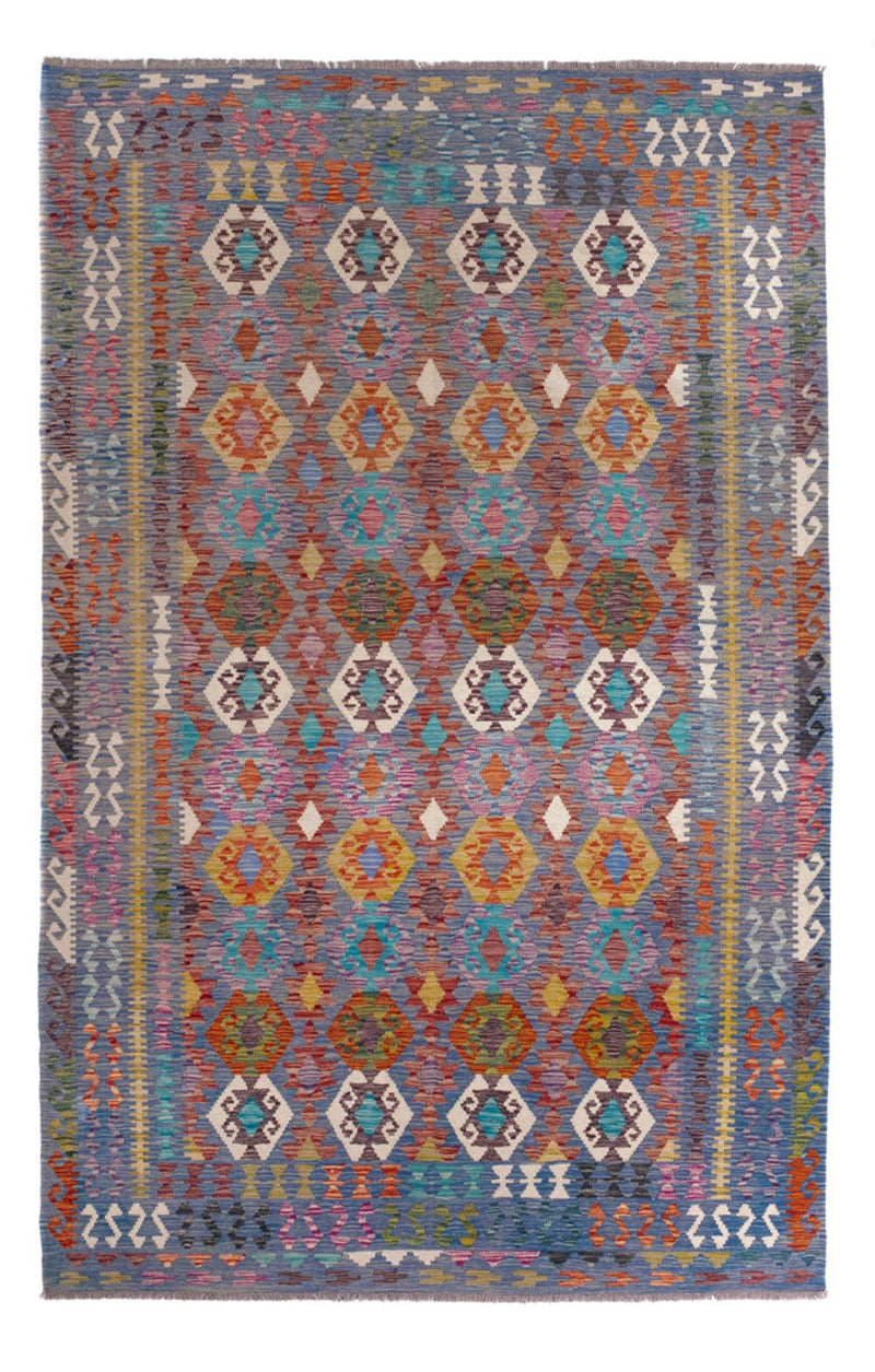 Tappeto Kelim - Splash - 301 x 201 cm - multicolore