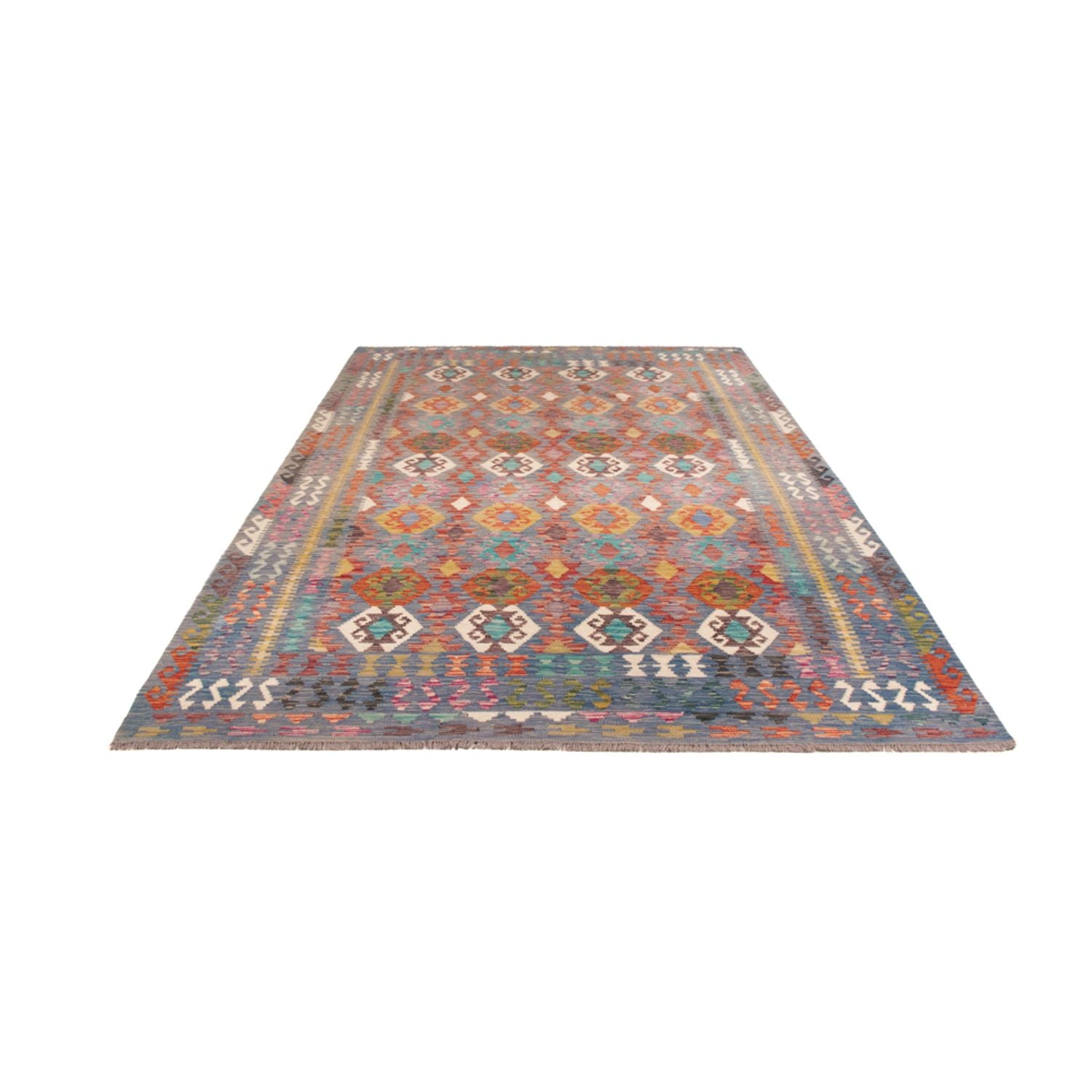 Tappeto Kelim - Splash - 301 x 201 cm - multicolore