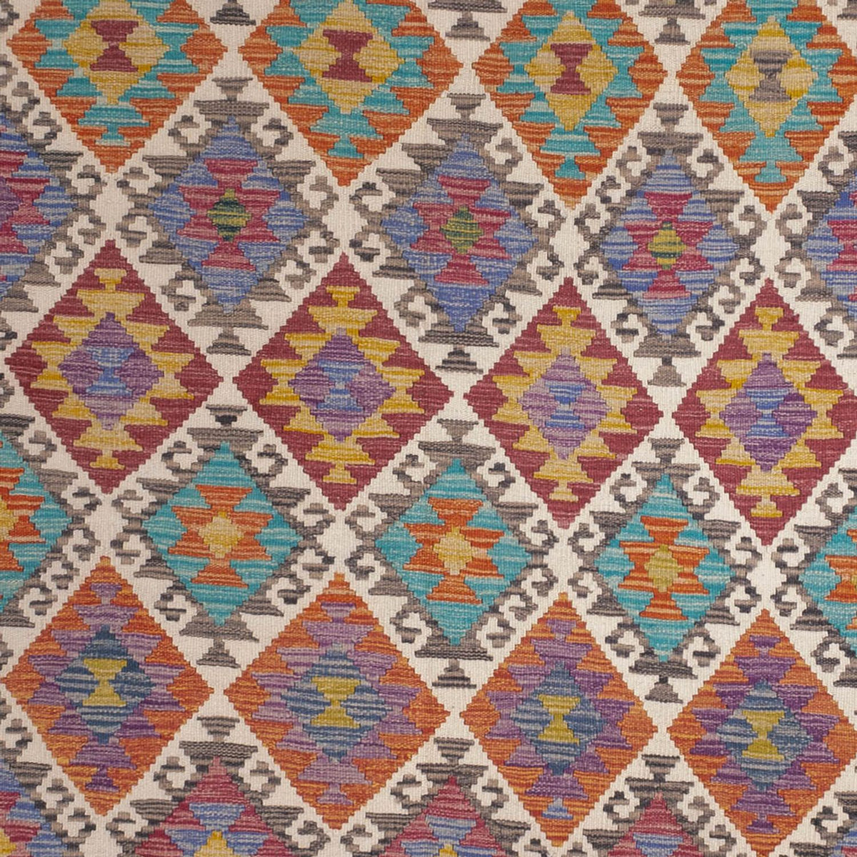 Tappeto Kelim - Splash - 305 x 196 cm - multicolore