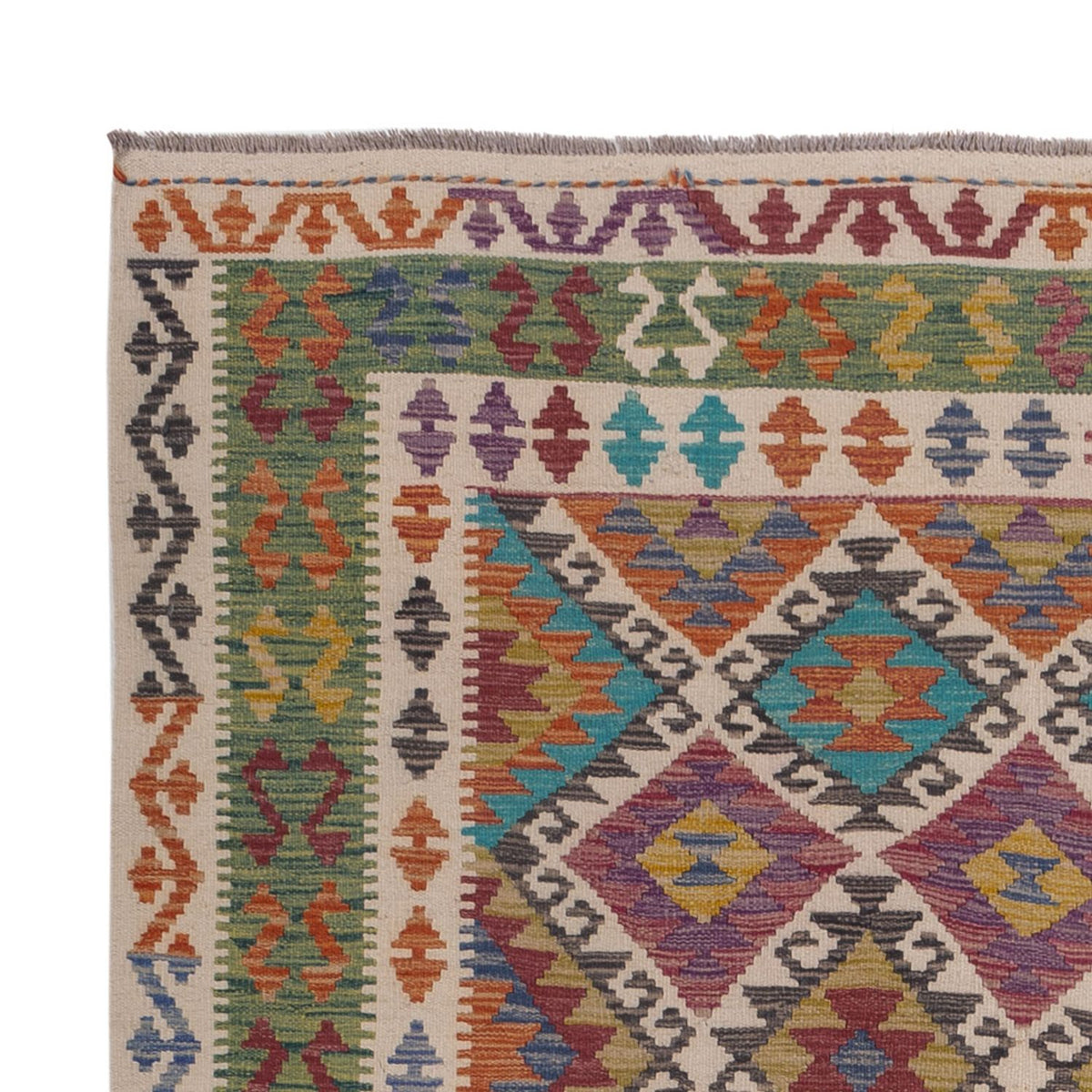 Tappeto Kelim - Splash - 305 x 196 cm - multicolore