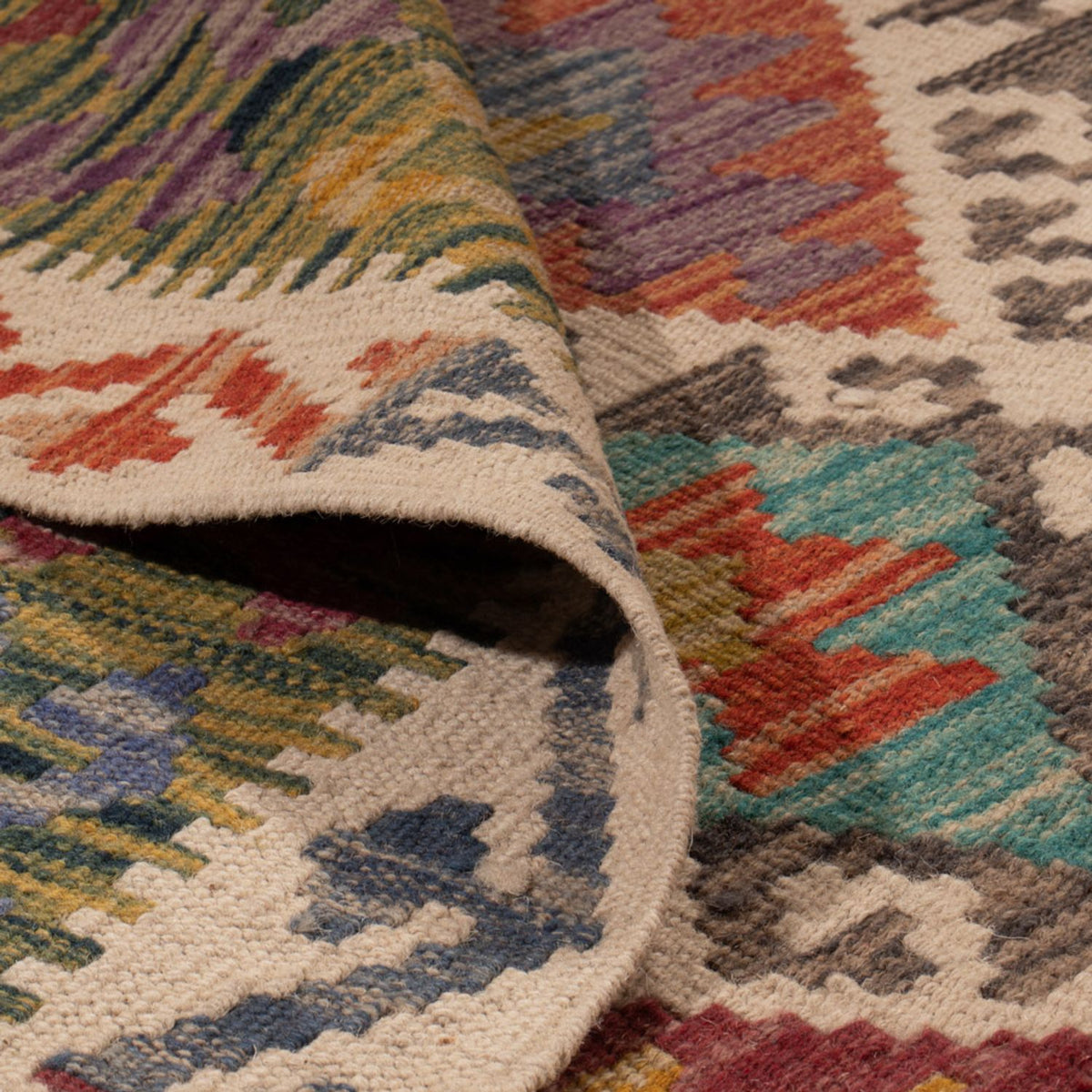 Tappeto Kelim - Splash - 305 x 196 cm - multicolore