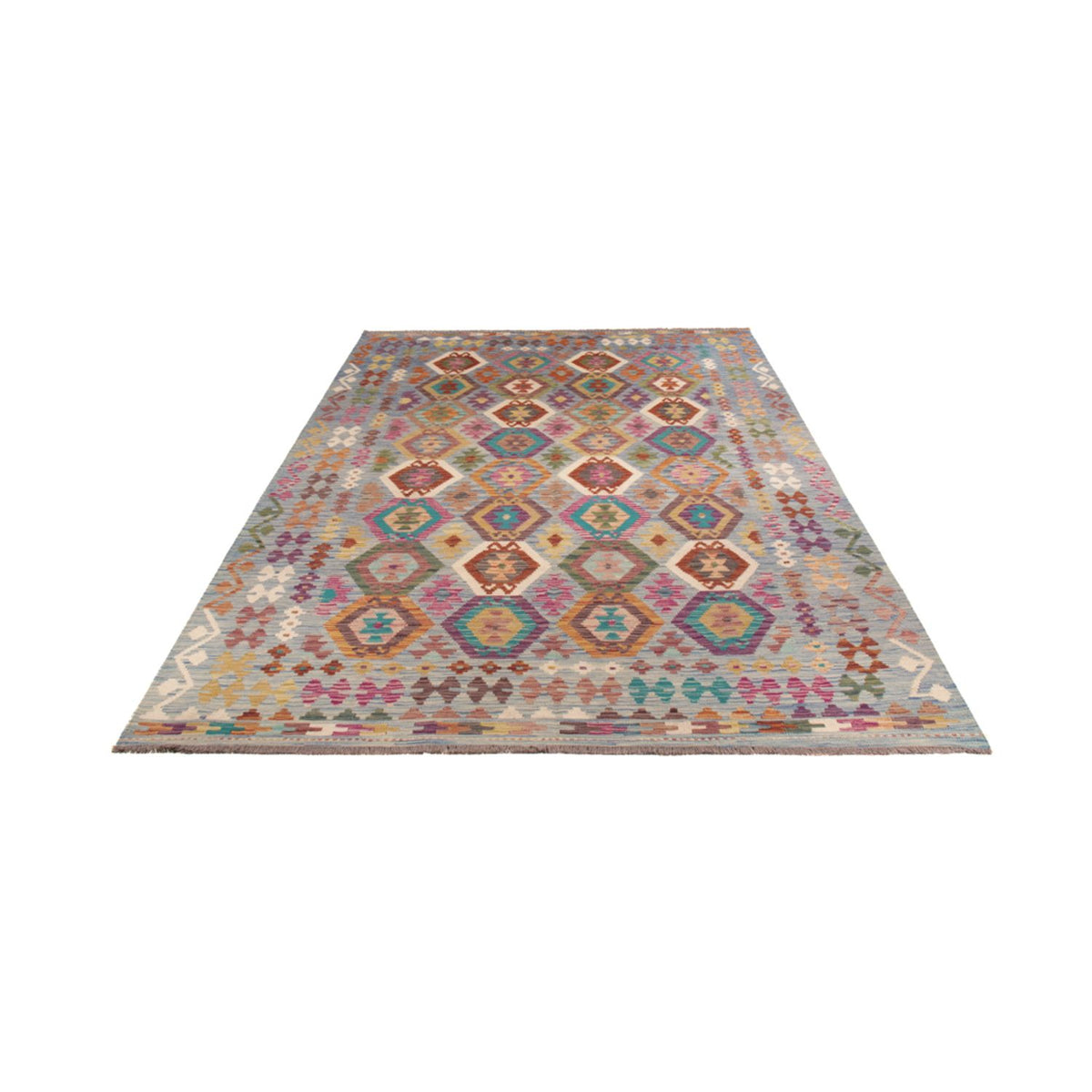Tappeto Kelim - Splash - 300 x 203 cm - multicolore