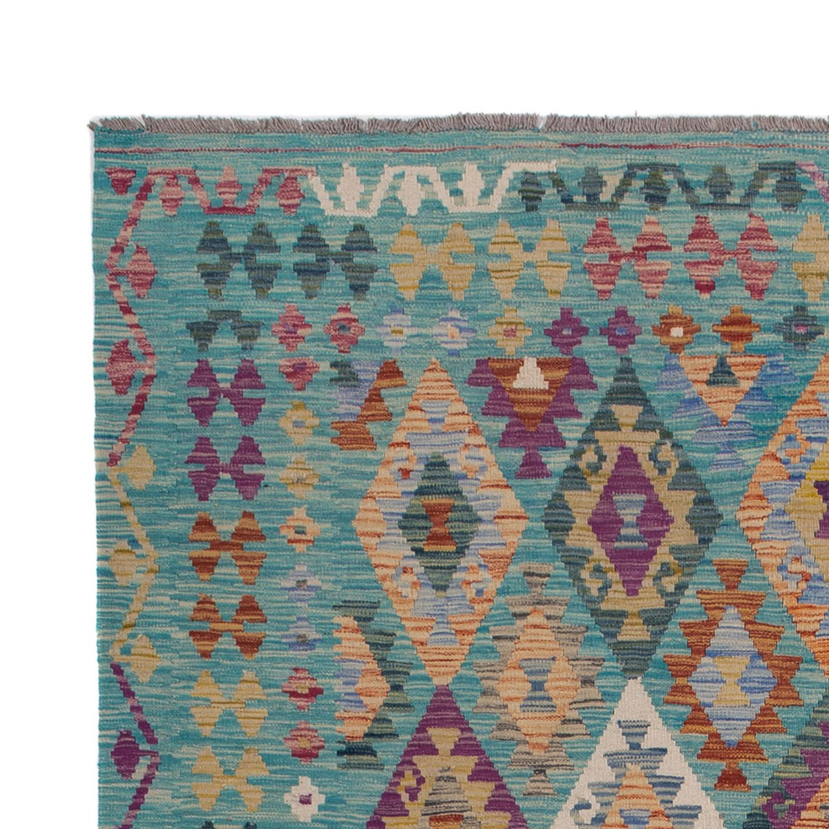 Tappeto Kelim - Splash - 297 x 204 cm - multicolore