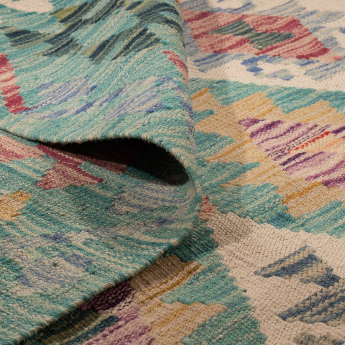 Tappeto Kelim - Splash - 297 x 204 cm - multicolore